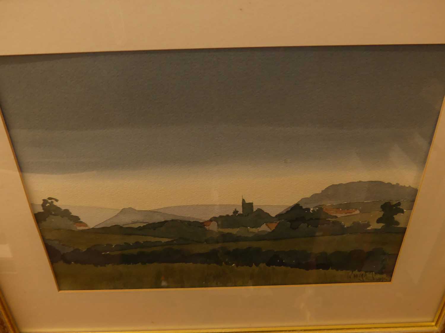 Assorted amateur watercolours to include various landscapes (7) - Image 8 of 8