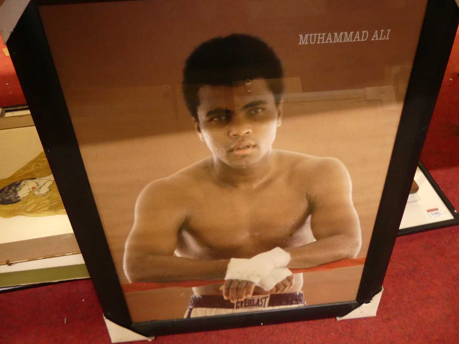 Assorted pictures and prints, to include Mohammed Ali interest, Shaun Caton - Aldeburgh oil on - Image 3 of 3