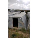 4 x John Booth insulated galvanised kennel farrowing huts