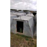 4 x John Booth insulated galvanised kennel farrowing huts