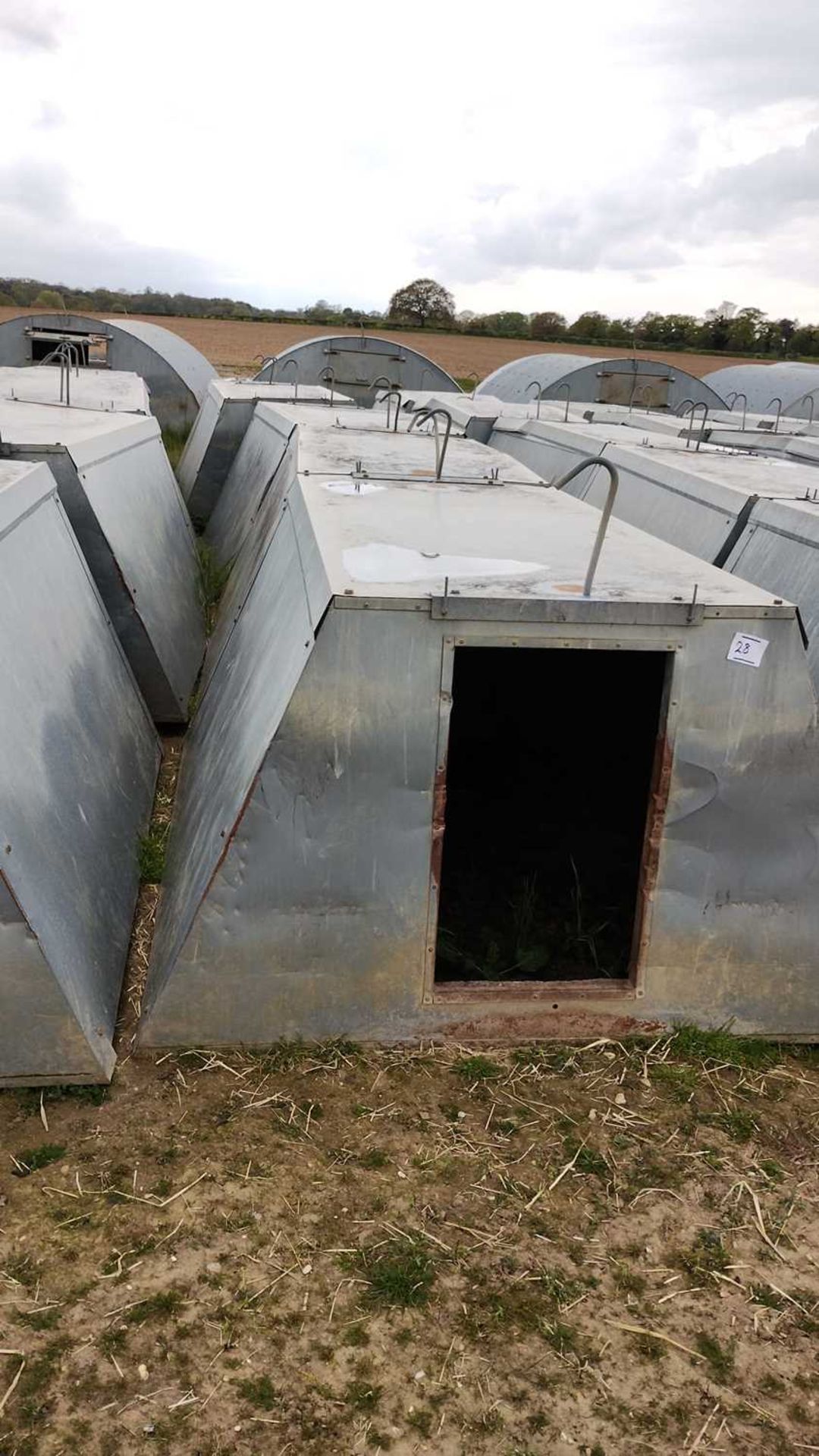 5 x John Booth insulated galvanised kennel farrowing huts - Image 2 of 2