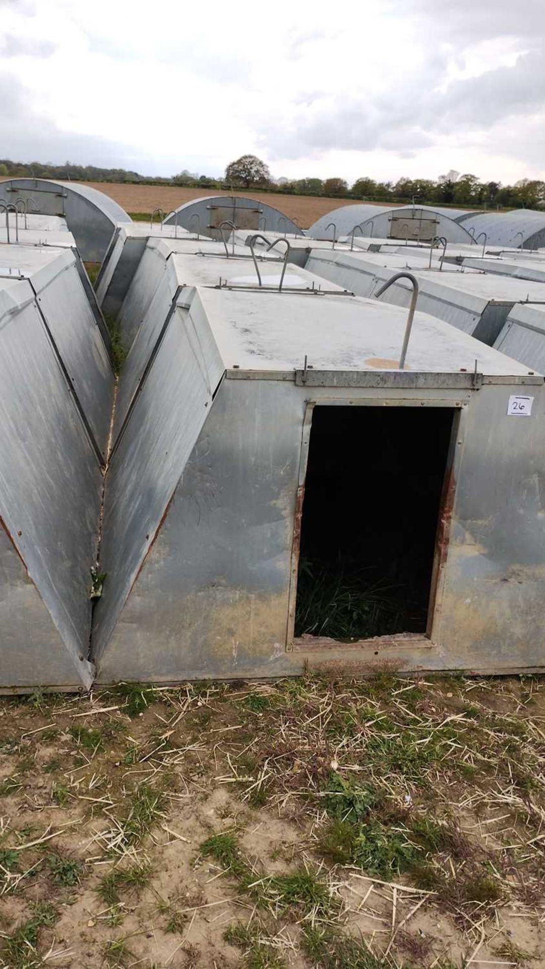 5 x John Booth insulated galvanised kennel farrowing huts - Image 2 of 2