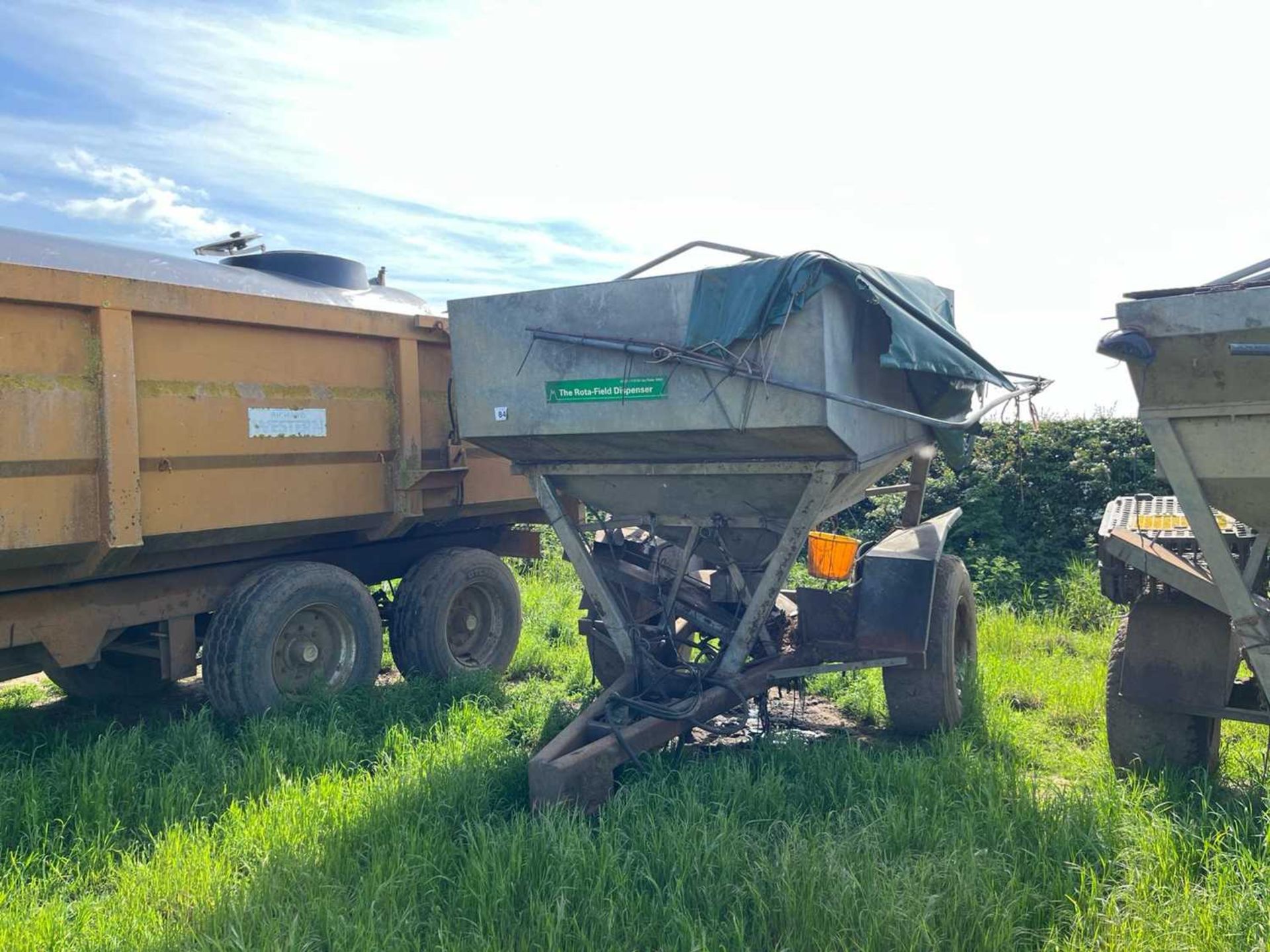 4t Peter Allen Rota-Field Bulk Feed Trailer - Image 2 of 3