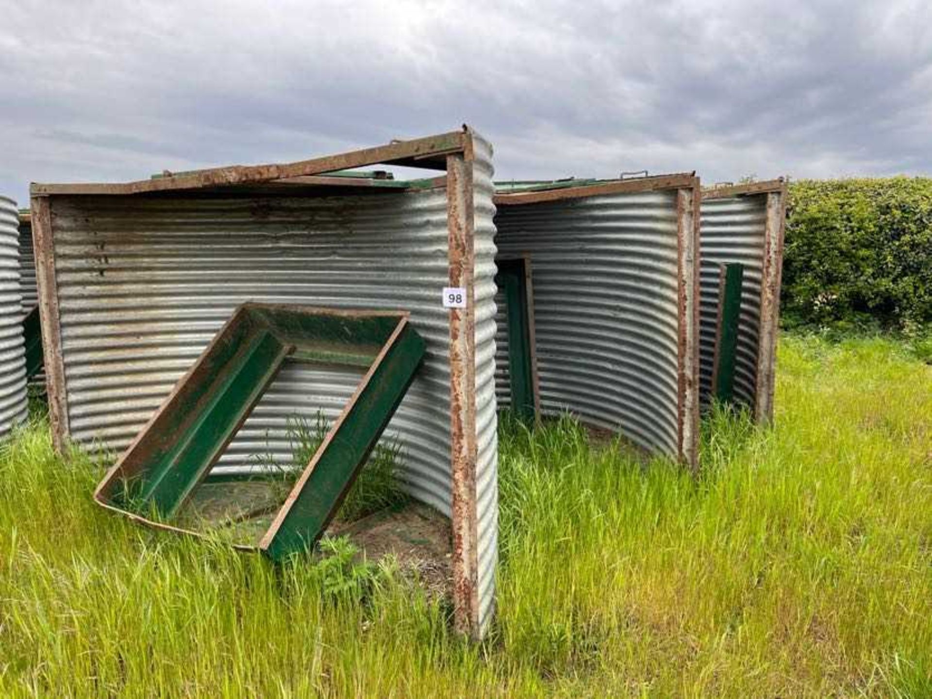 3 x John Harvey insulated farrowing huts with fenders