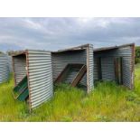 3 x John Harvey insulated farrowing huts with fenders