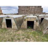 12 x John Booth Wooden Kennel Farrowing Huts