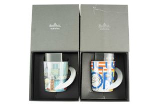 Two boxed Rosenthal Studio-Line City Mugs comprising New York and London Qty: 2