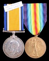 British War and Victory Medals to10844 Cpl D E Murray, East Lancashire Regiment