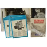 A quantity of television ephemera belonging to Jim McGee, a 1980s cameraman, including photographs