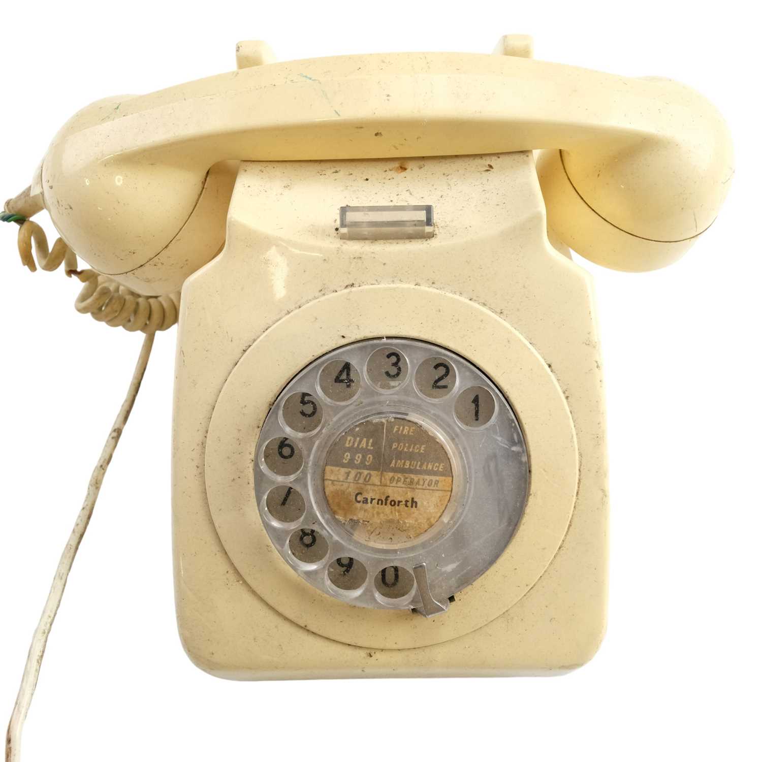 Seven 700 series rotary dial telephones, marked '746 F' and '746 GEN' - Image 8 of 8