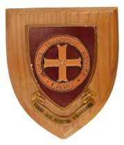 A First Aid Nursing Yeomanry plaque, 15 cm x 18 cm