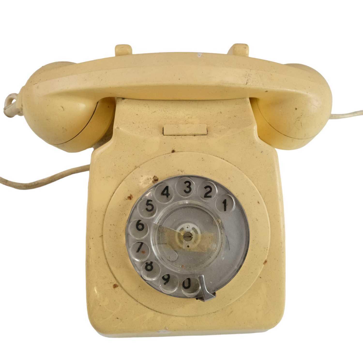 Seven 700 series rotary dial telephones, marked '746 F' and '746 GEN' - Image 5 of 8