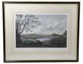 After Joseph Farington (1747-1821) "North East View of the City of Carlisle", an early prospect of