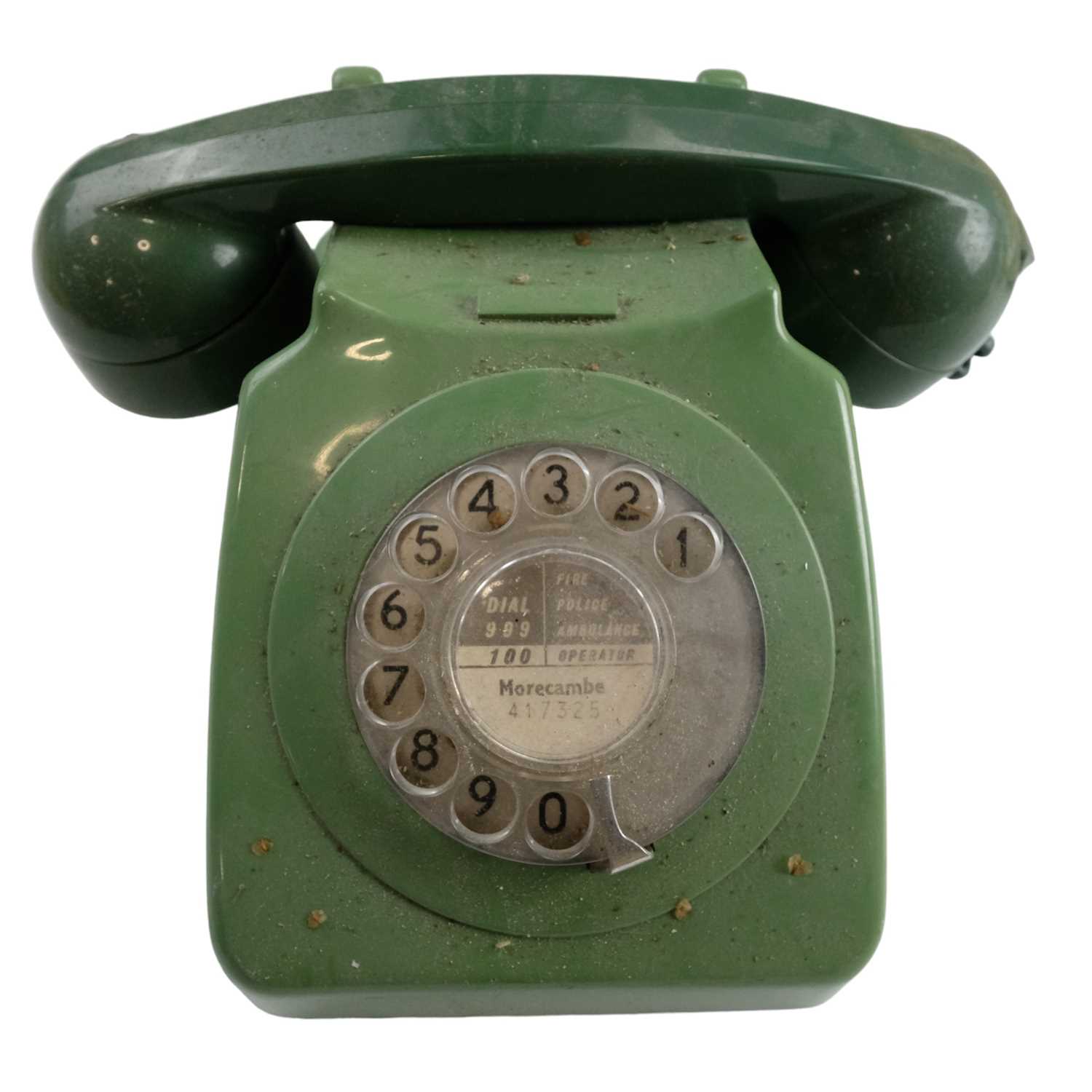 Seven 700 series rotary dial telephones, marked '746 F' and '746 GEN' - Image 2 of 8