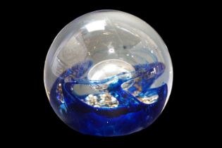 A Scottish Selkirk Glass "Electra" paperweight, dated 1997, 7 cm diameter