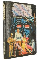 A vintage Star Wars annual No 1, published by Brown Watson