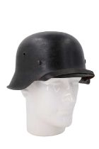 A German Third Reich M '42 steel helmet