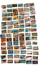 A large quantity of vintage postcards relating to countries in Europe: France, Spain, Germany, etc