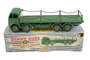 A boxed Dinky Toys Foden Flat Truck With Chains (905)