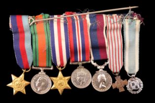 A miniature Second World War and later medal group