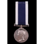 A Victorian Royal Navy Long Service and Good Conduct medal to J H Buscombe, P O 1st Class, HMS