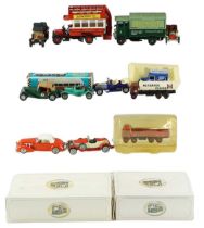 A quantity of Lledo, Matchbox Models of Yesteryear, and other diecast cars, etc