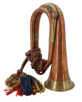 A 1937 British military bugle by Boosey & Hawkes of London, 27 cm