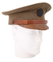 A Great War US army peaked cap
