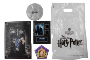 Harry Potter Warner Brothers Studio Tour London collectables, comprising a limited edition Half-