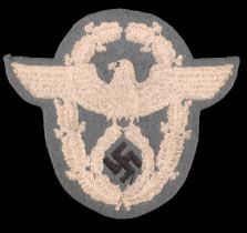 A German Third Reich Police arm badge