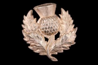 A Boer War Scottish Reserve cap or similar badge, 46 mm x 44 mm
