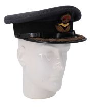 A 1940s RAF Group Captain's peaked cap