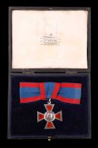 A George V cased Badge of an Associate of the Royal Red Cross