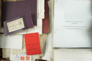 A quantity of 1940s/1950s paperwork relating to Dumfries and District Horse Breeder's Association,