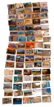 A large quantity of vintage worldwide postcards including the USA, Italy, Africa, etc