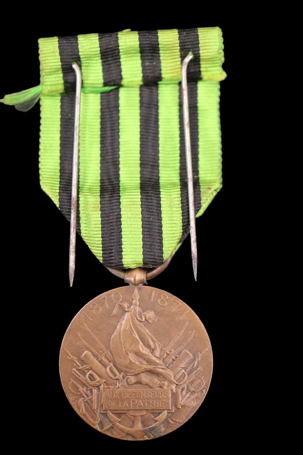 A French Franco Prussian War medal - Image 2 of 2
