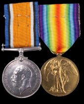 British War and Victory Medals to 207726 Pte S Russill, Border Regiment