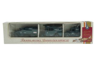 A diecast The Royal Air Force Ground Crew Support Set by Lledo