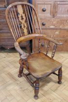 A Victorian Windsor armchair, 104 cm