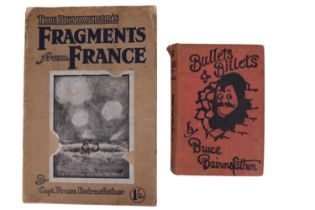 Bruce Bairnsfather's "Bullets and Billets", a 1916 first edition, together with The Bystander's "