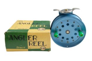 An Angler Scout 8-80 fly fishing reel in original box