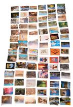 A large quantity of vintage postcards relating to Northumbria