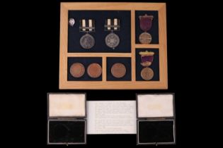 A Great War and inter-War pair of nursing medal groups to siblings, those of the Coulson Sisters