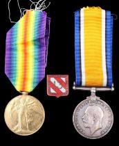 British War and Victory Medals to 6093 Pte N A Keene, 13th London Regiment, together with a 13th
