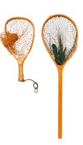 An Angler Accessories of New Zealand fishing landing net and one other net