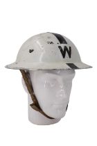 A Second World War Home Front ARP Head Warden's Mk II steel helmet