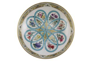 A Minton Flowers of Love Ltd Edition bowl designed by Neil Faulkner, 29 cm