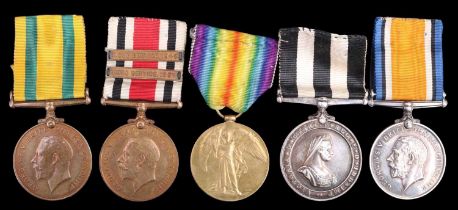 British War, Victory, Territorial Force War, Order of St John and Special Constabulary Medals to