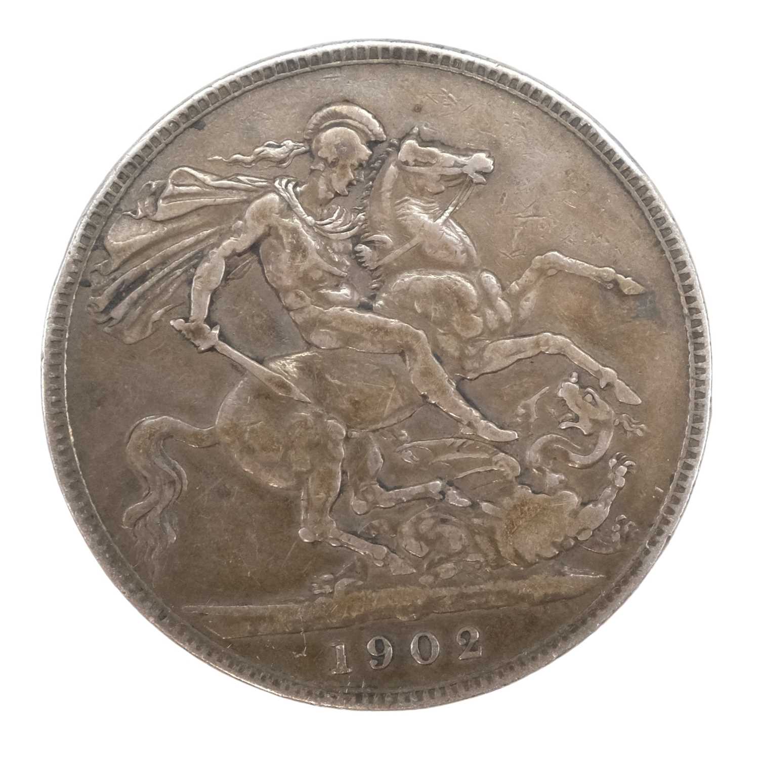 A 1902 silver crown coin - Image 2 of 2