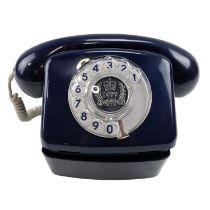 A 1977 GPO Special Edition Silver Jubilee 776 (SA4271) telephone in Balmoral blue with separate bell